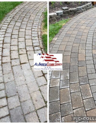 Paver Walkway Cleaning